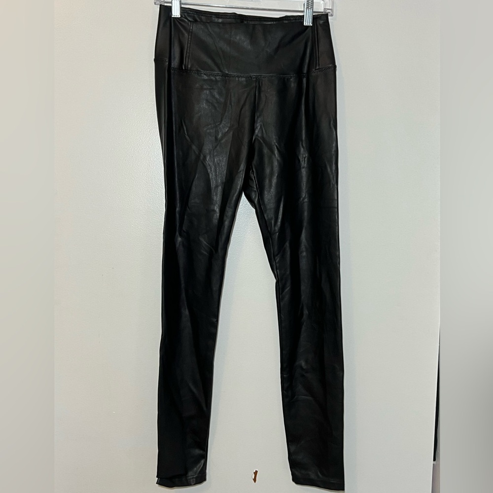 Seven for All Mankind Black Faux Leather Leggings